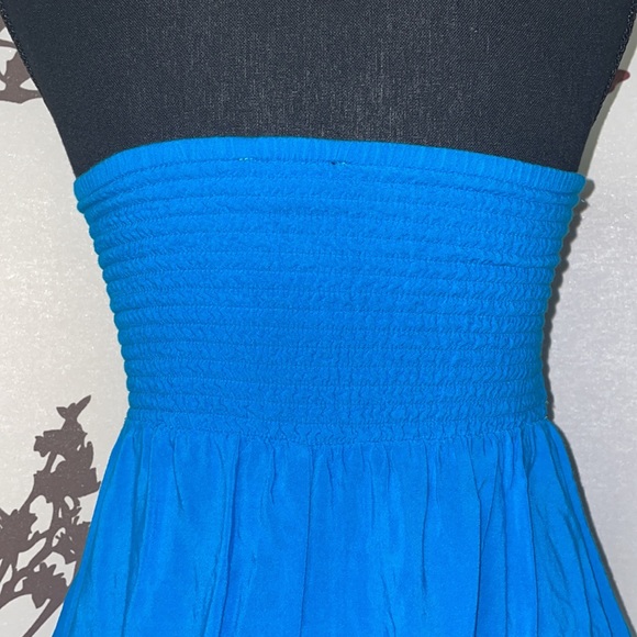 Seductions Size Small Baby Blue Strapless Flowy Dress $15 - Picture 8 of 16